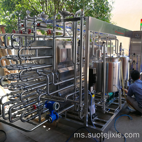 Pasteurizer tiub steril keluli tahan karat